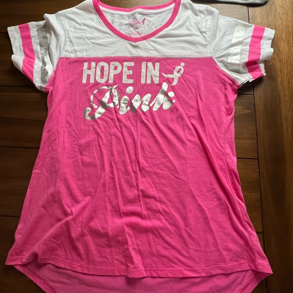 2 Breast Cancer Awareness Shirts